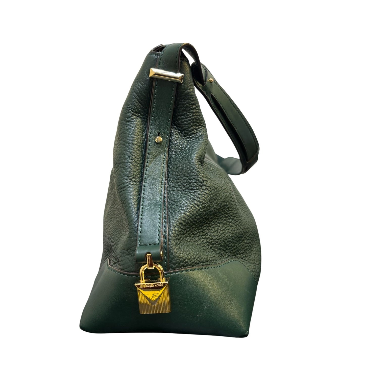 Michael Kors Green Leather Shoulder Bag