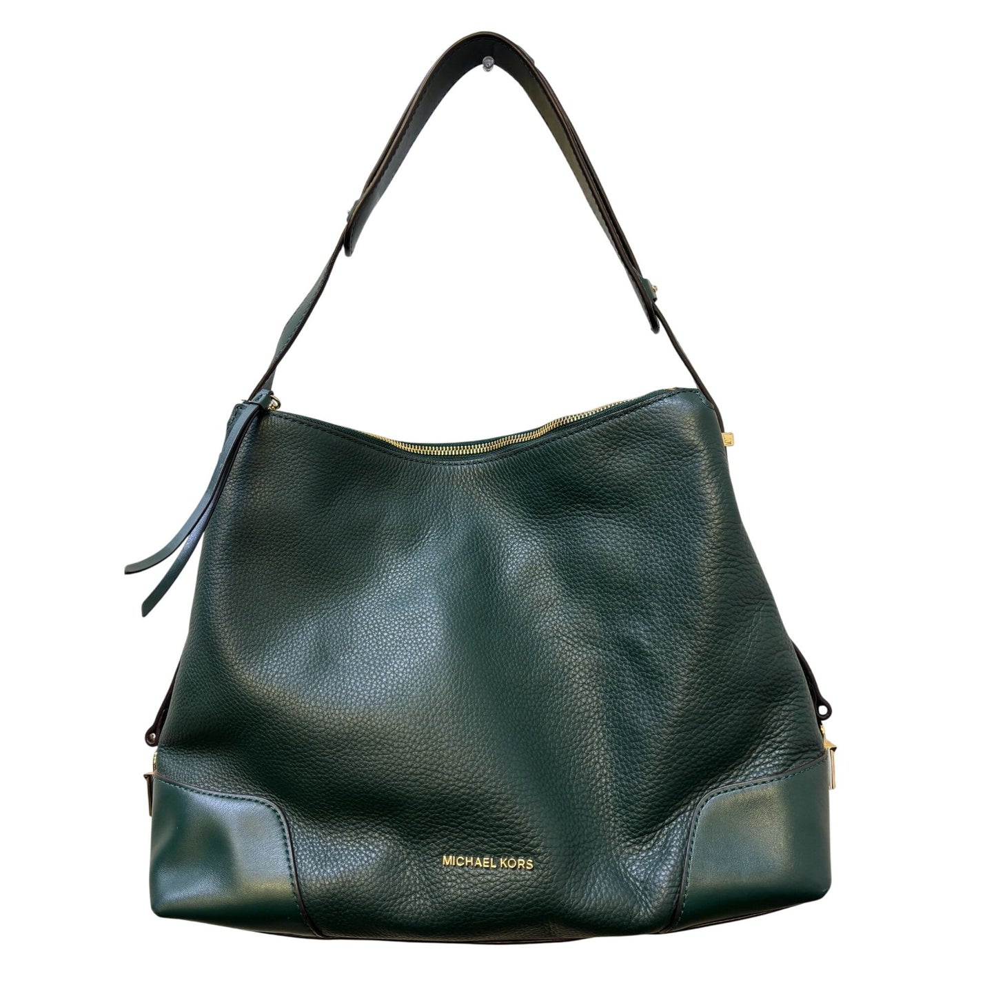 Michael Kors Green Leather Shoulder Bag
