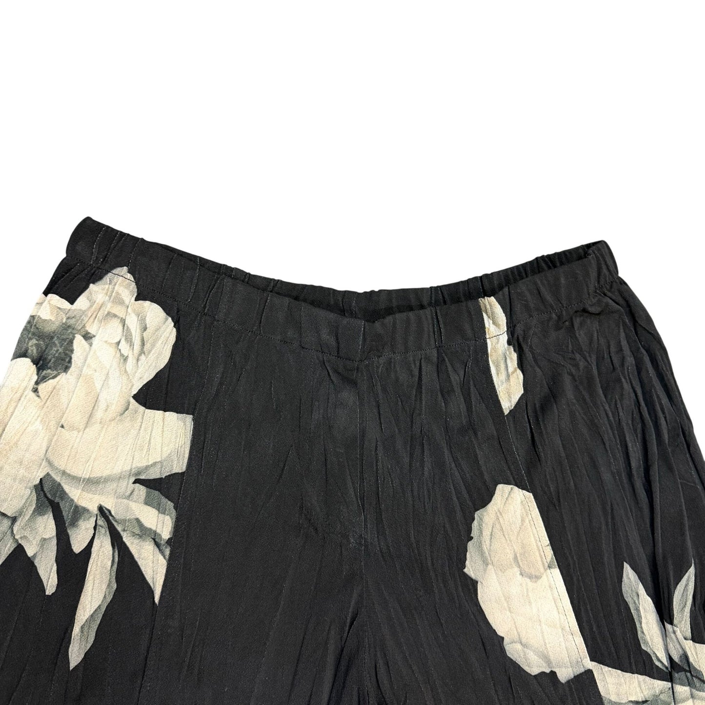 Alembika 2 Pc Tunic Blouse & Wide-Leg Pants Set Black & Gray 4/XL