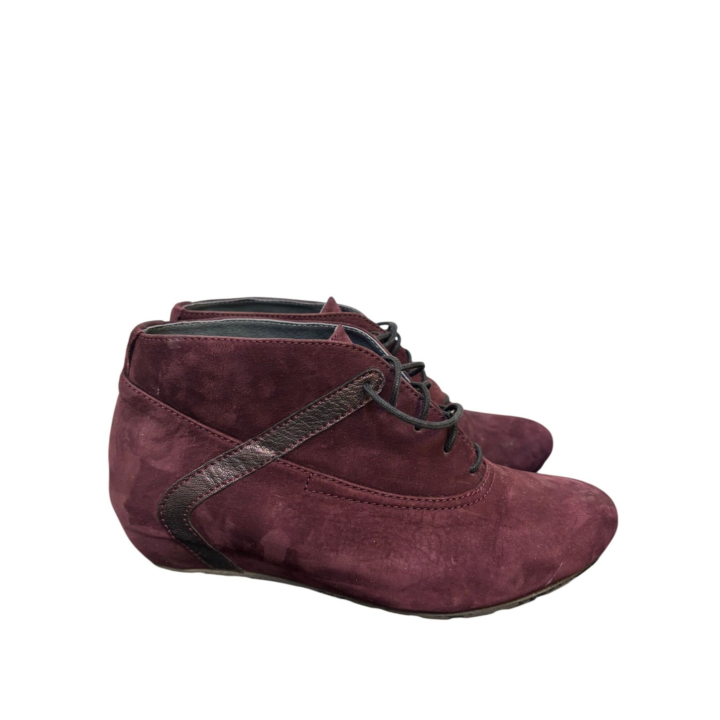 Wolky Eggplant Ankle Boots Size 9.5
