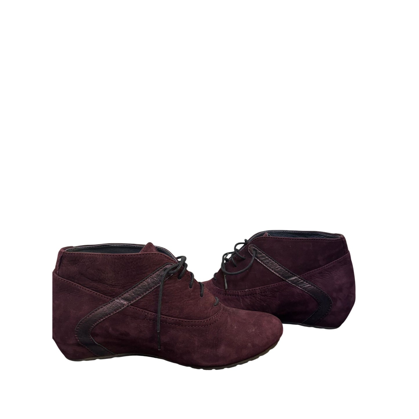 Wolky Eggplant Ankle Boots Size 9.5