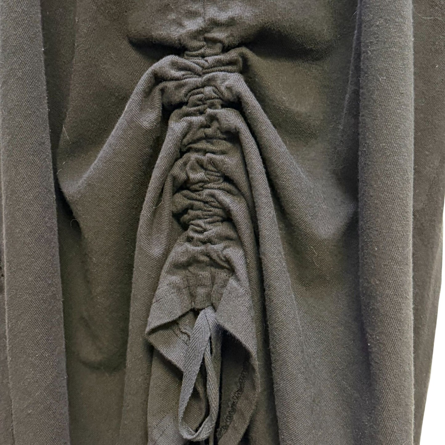 Bryan Walker Black Drawstring Front Tunic Blouse 2X