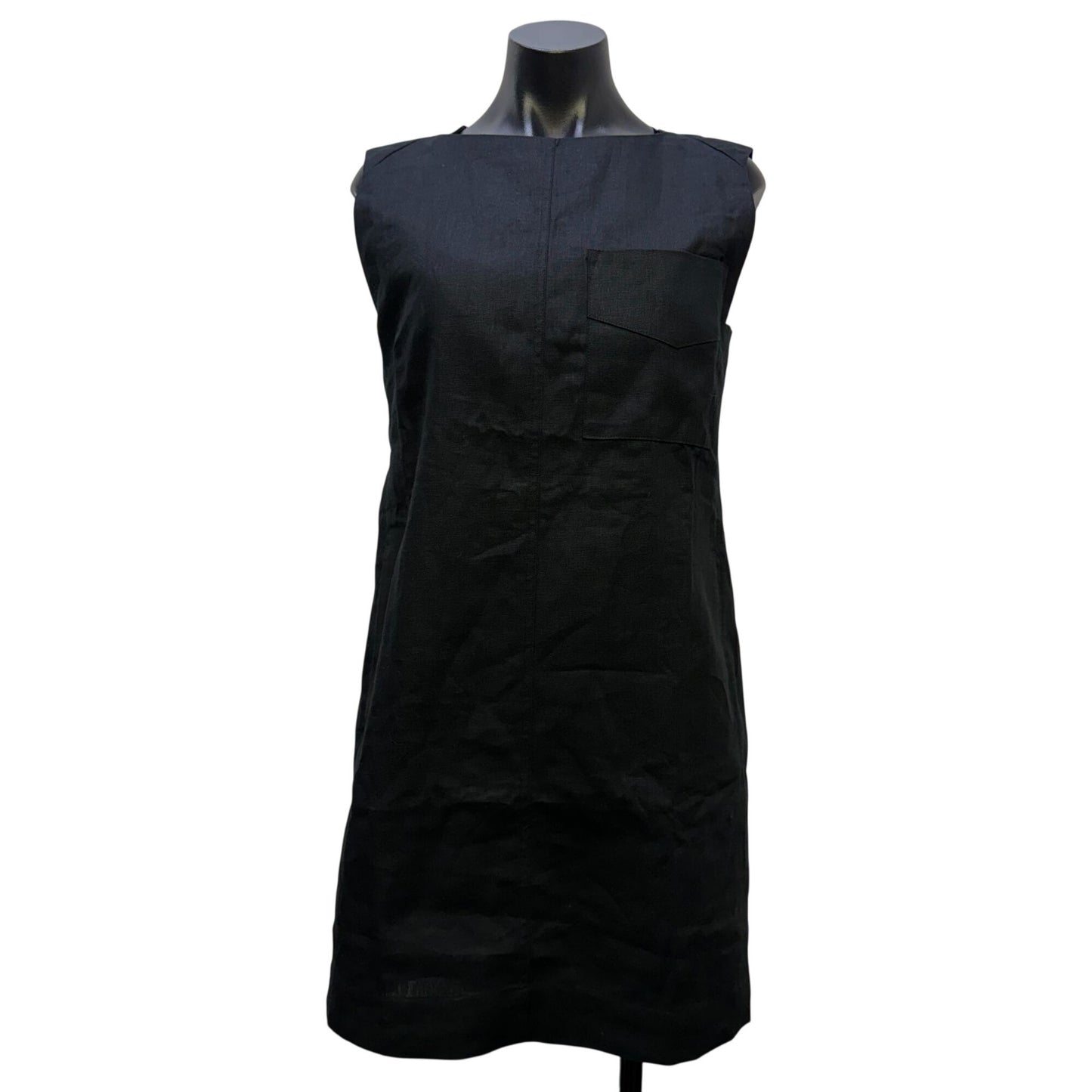 Banana Republic Black Shift Dress With Front Pocket Detail S