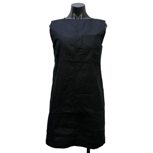 Banana Republic Black Shift Dress With Front Pocket Detail S