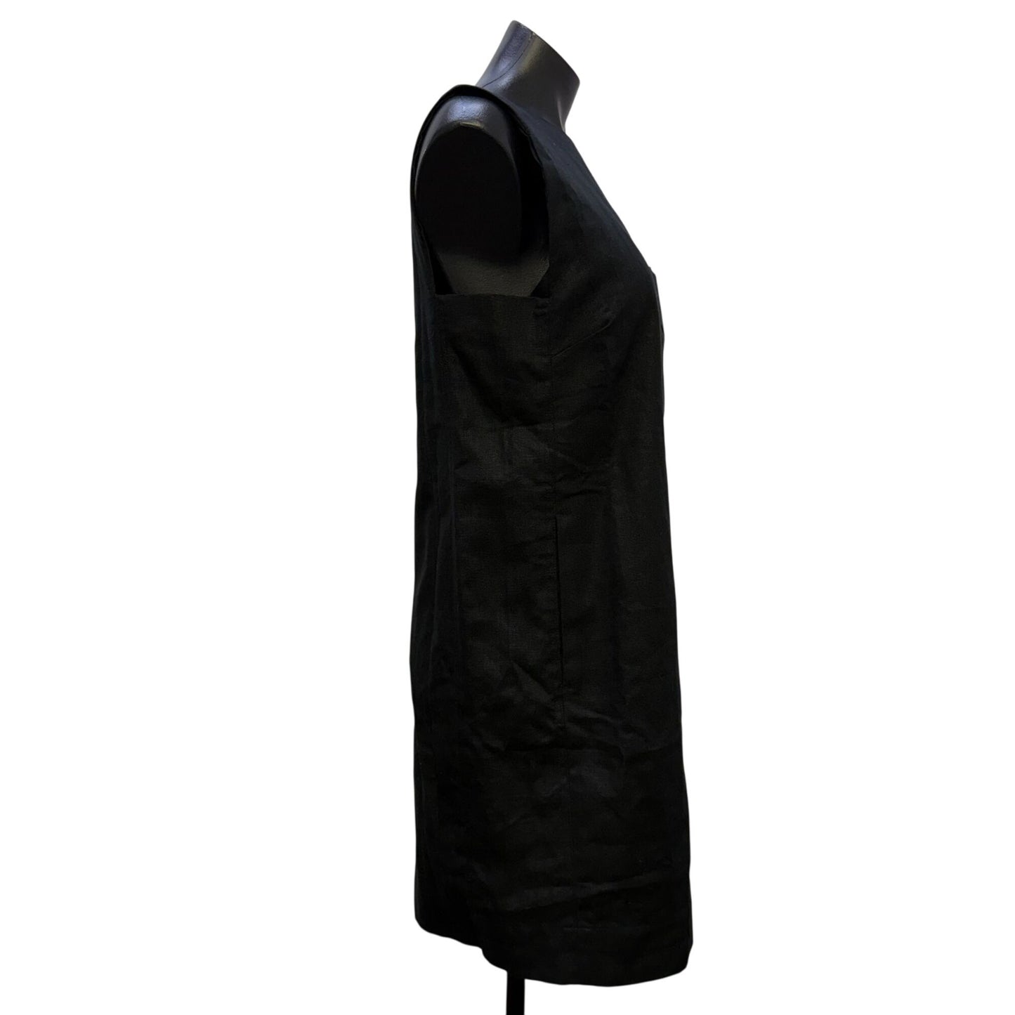 Banana Republic Black Shift Dress With Front Pocket Detail S