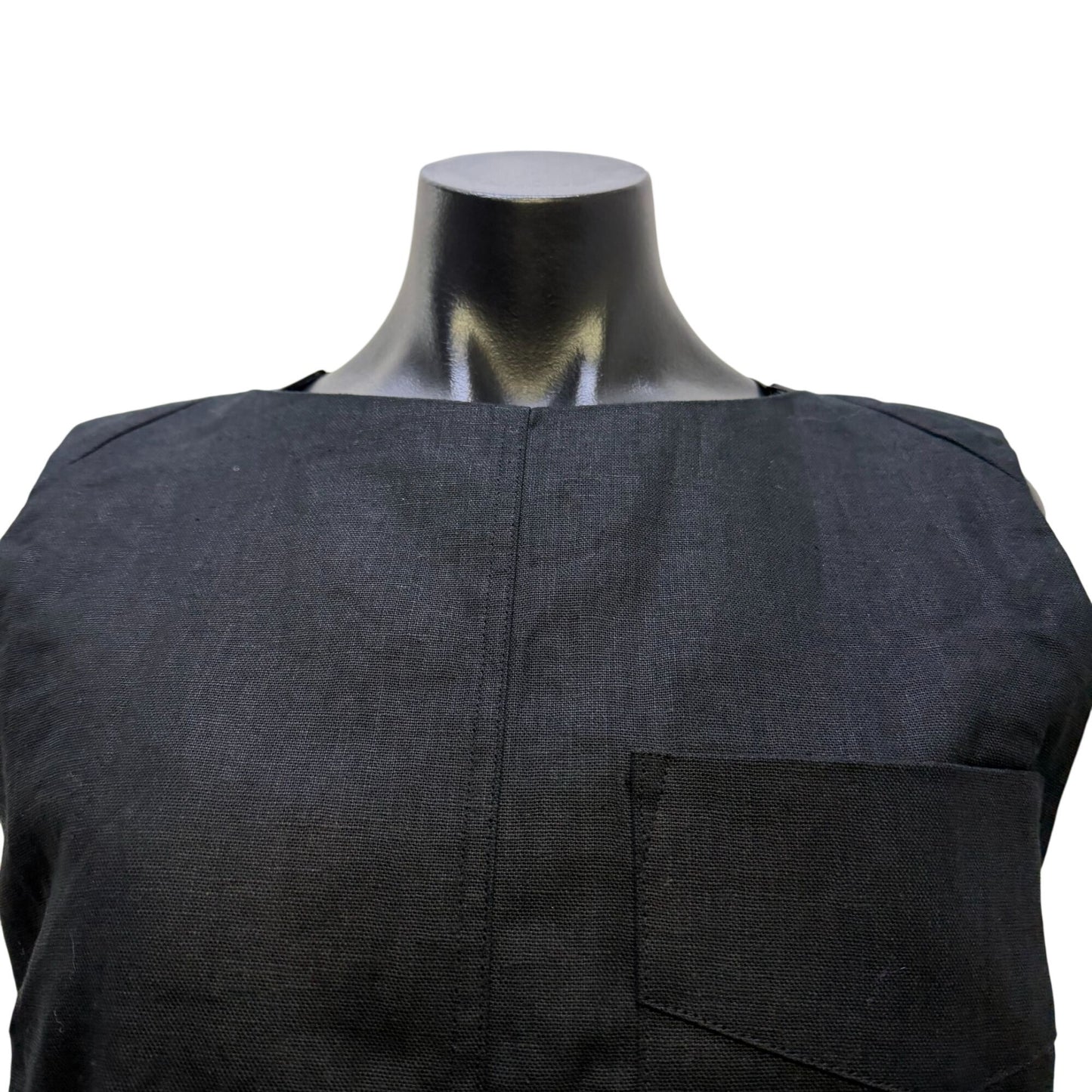 Banana Republic Black Shift Dress With Front Pocket Detail S