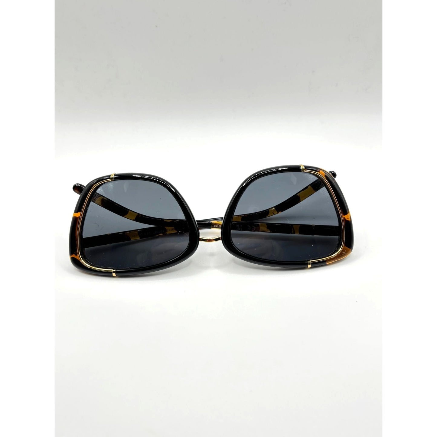 Tory Burch TY9074U Eleanor Cat-Eye Sunglasses Dark Tortoise/Black