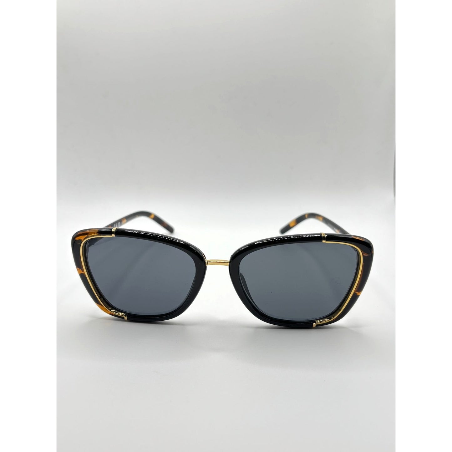 Tory Burch TY9074U Eleanor Cat-Eye Sunglasses Dark Tortoise/Black