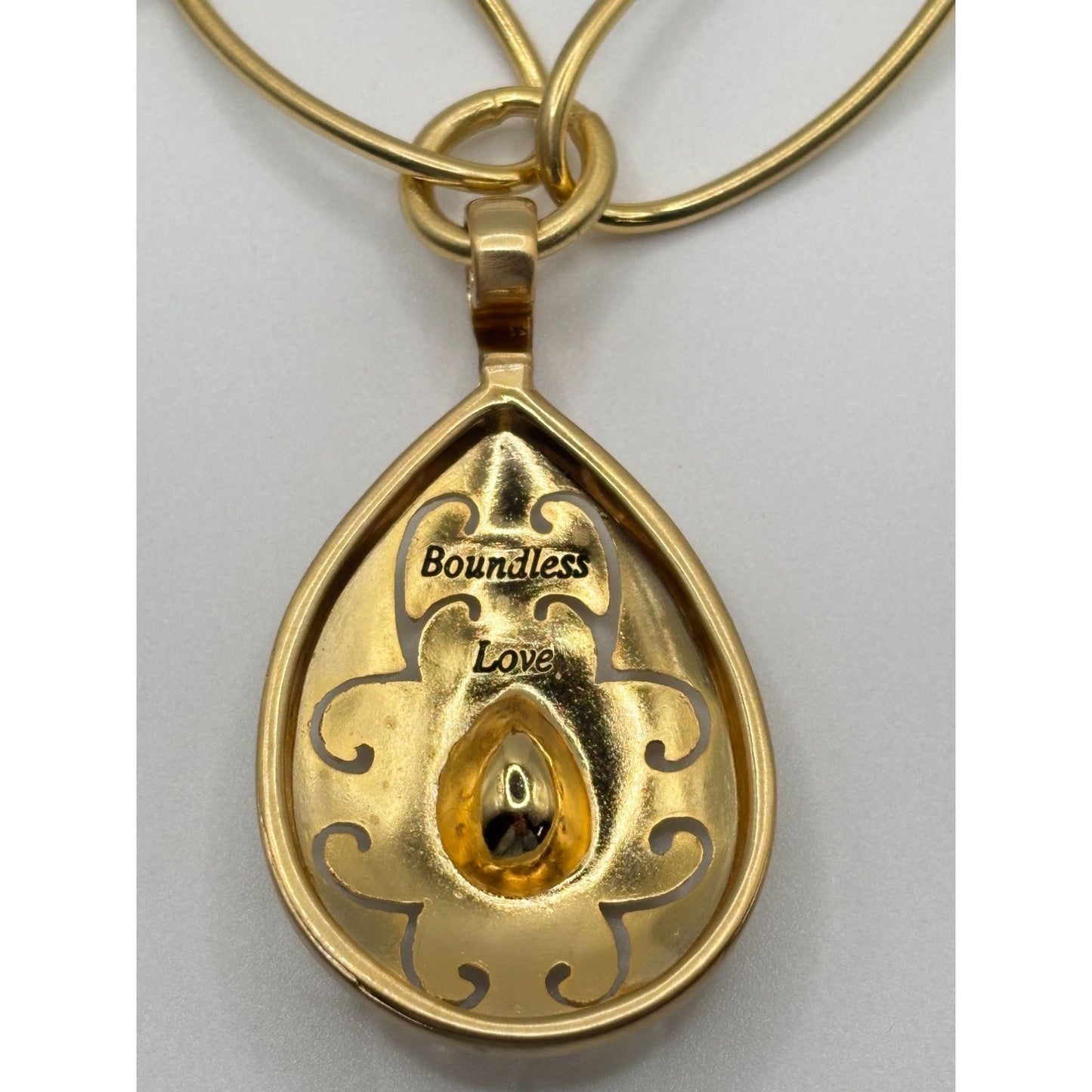 Brighton Versailles Jupiter Necklace With Gold-Tone Chain & Blue Teardrop Pendant