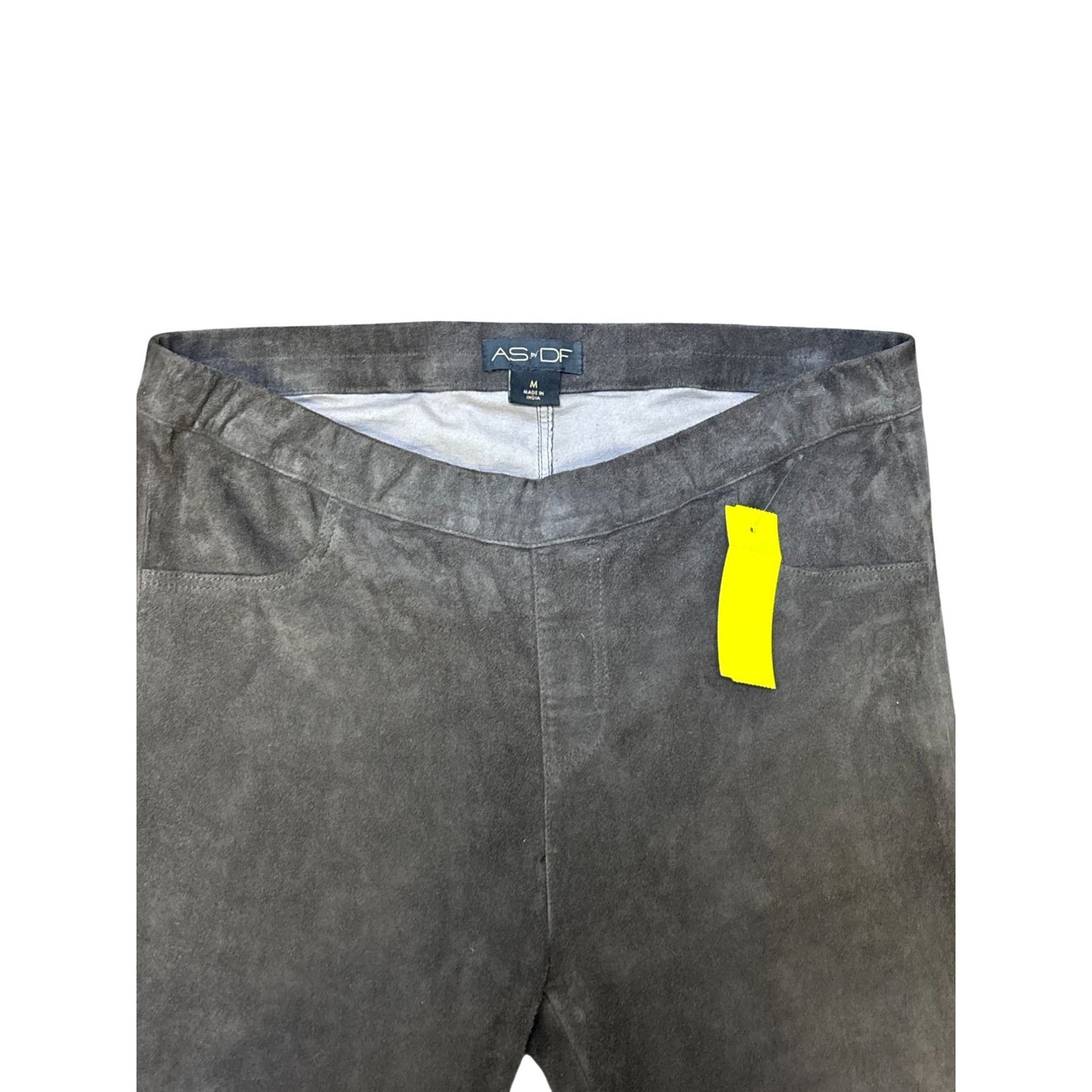 AS By DF Suede Slim-Fit Brown Pants M