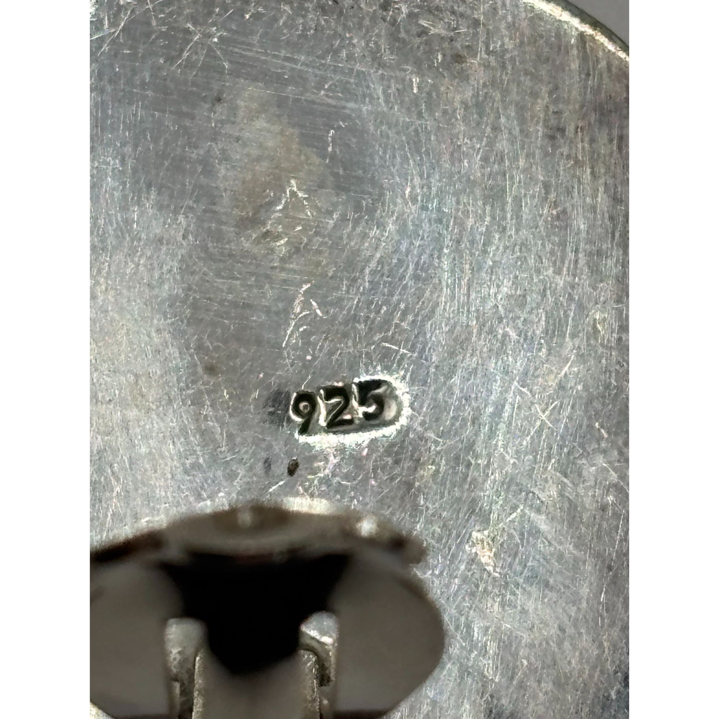 Sterling Silver 925 Clip-On Earrings Textured Wave Design