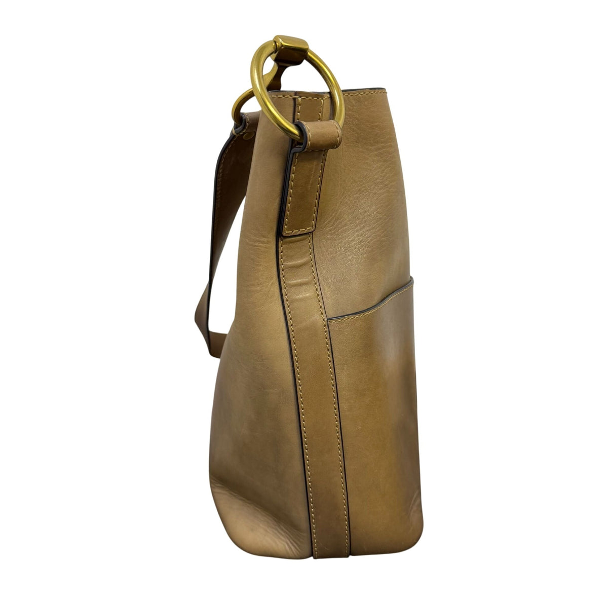 Frye Melissa Brown Leather Shoulder Bag