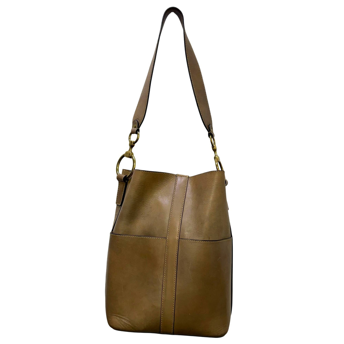 Frye Melissa Brown Leather Shoulder Bag
