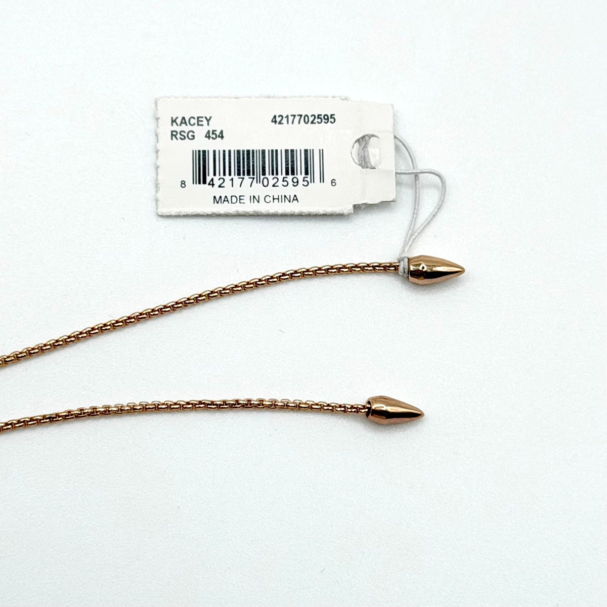 NWT Kendra Scott Kacey Necklace Rose Gold With Abalone Pendant
