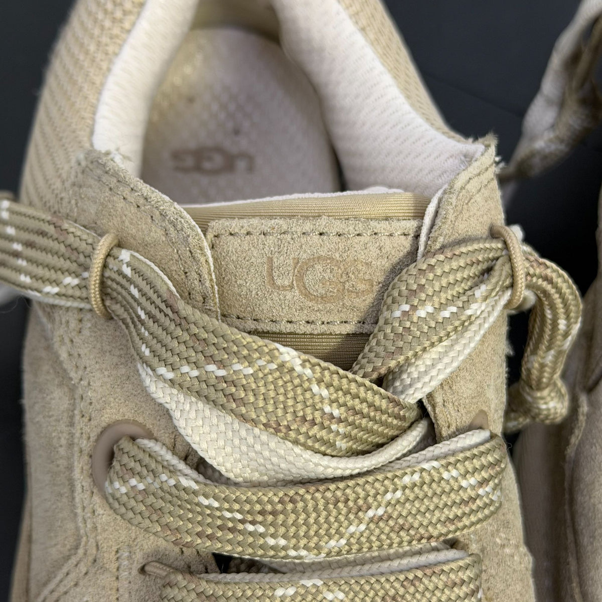 Ugg Tan Suede Sneakers With Chunky Sole Size 8