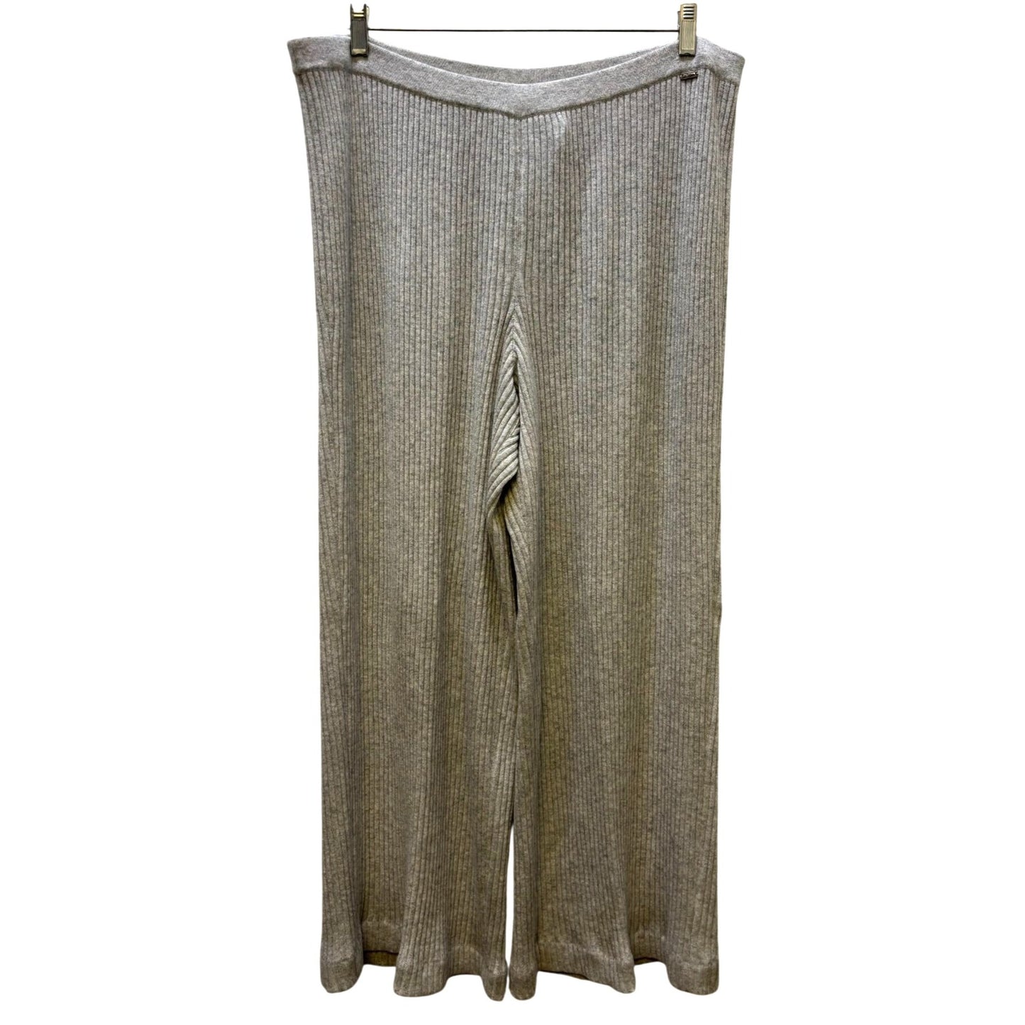 NWT St. John Ribbed Knit Tank & Pants Set Gray L/XL