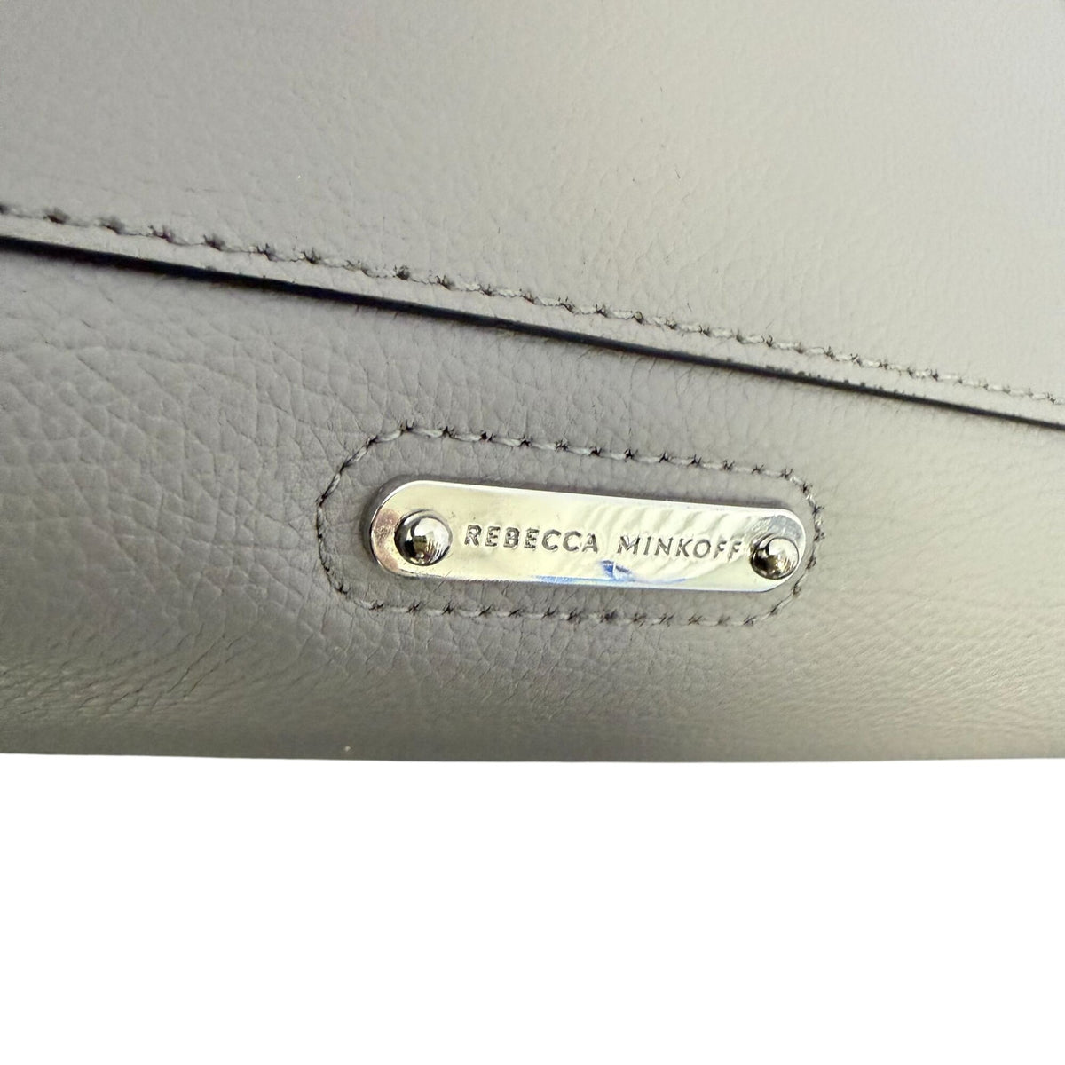 Rebecca Minkoff Grey Leather Tote Bag