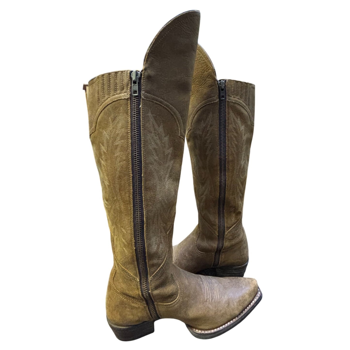Ariat Brown Western Leather Boots Size 7
