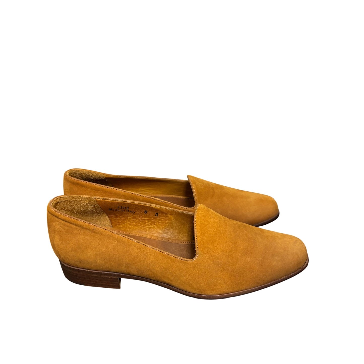 Coach Brown Suede Loafers Size 8 Made In Italy