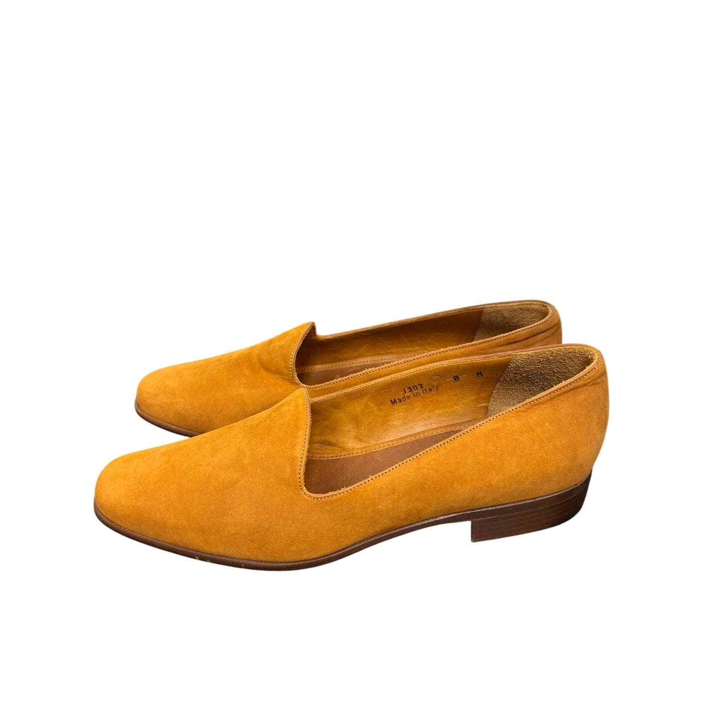 Coach Brown Suede Loafers Size 8 Made In Italy