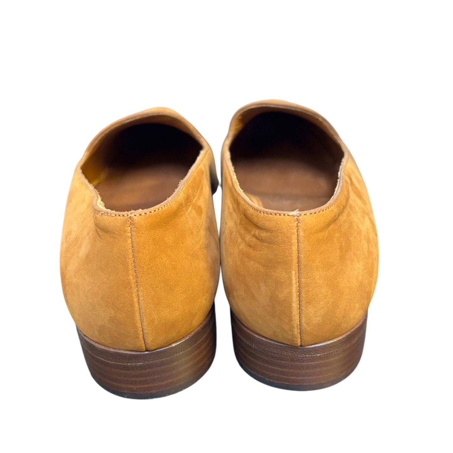 Coach Brown Suede Loafers Size 8 Made In Italy