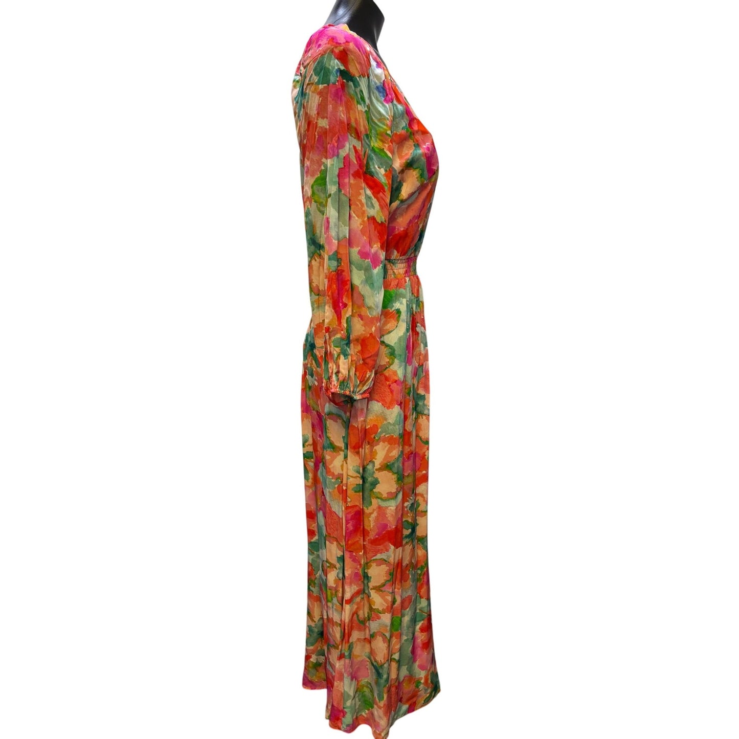 NWT Soft Surroundings Evalina Maxi Dress Tropical Floral M