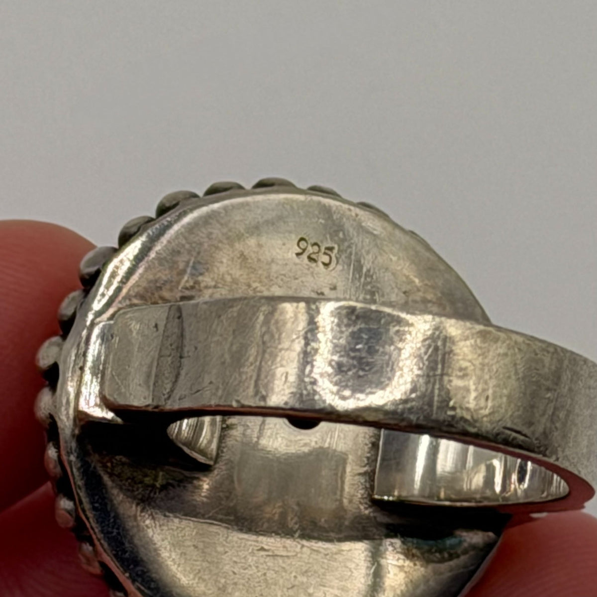 925 Sterling Silver Roman Coin Ring Size 7