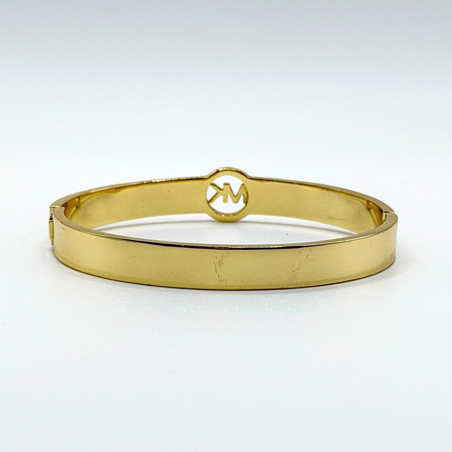 Michael Kors Gold Pave Crystal Bangle Bracelet