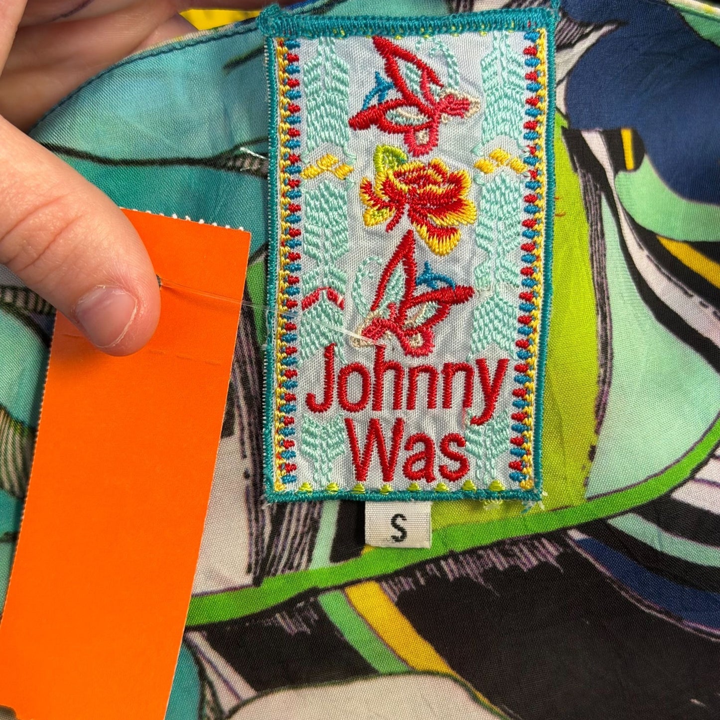 Johnny Was Reversible Tank Top Floral Multicolor S