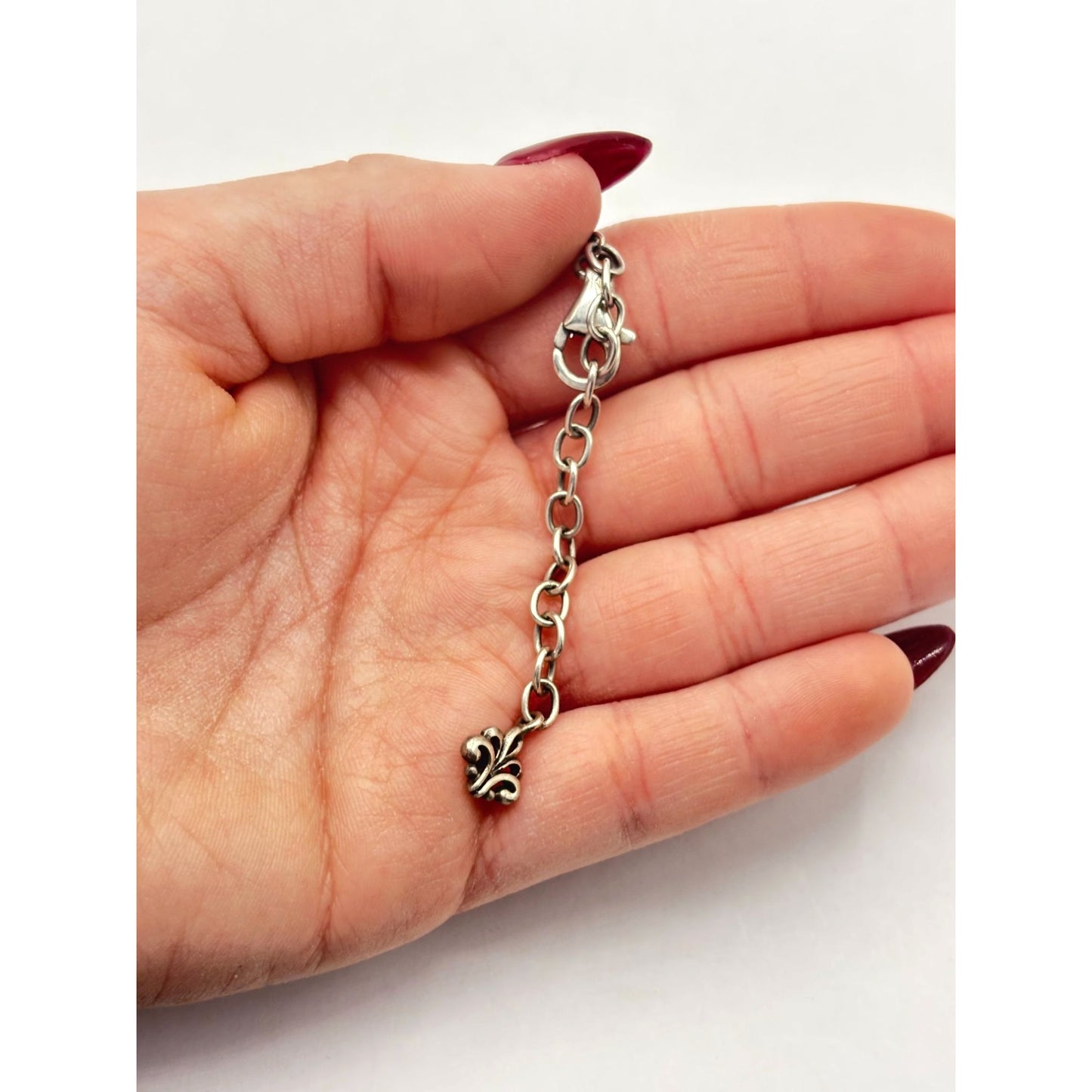 Barse Sterling Silver Ornate Floral Necklace 925