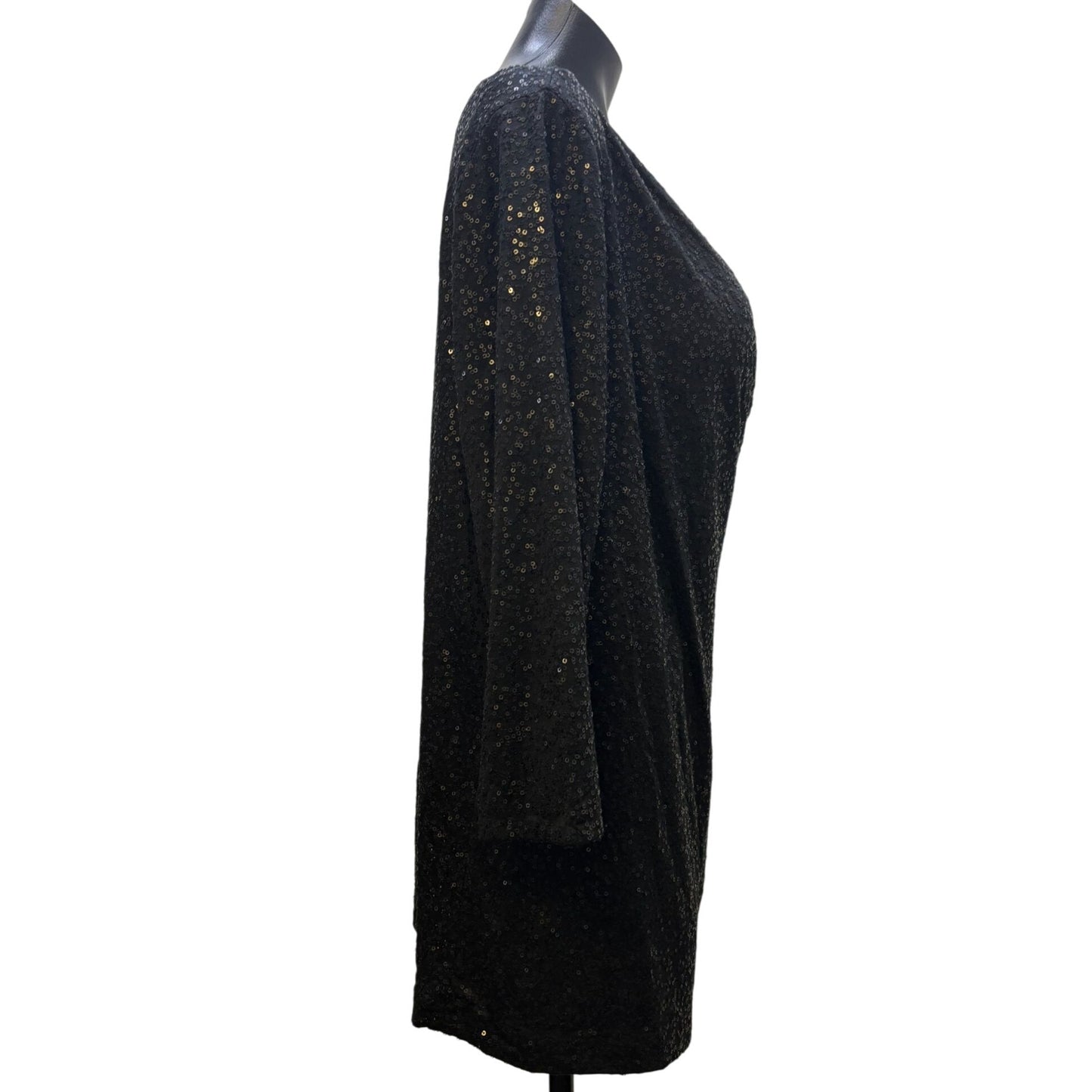 Eileen Fisher Black Sparkle Blouse 1X