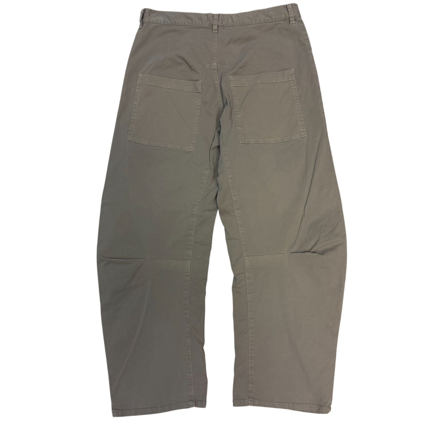 Nili Lotan Gray Cotton-Blend Utility Pants Size 6