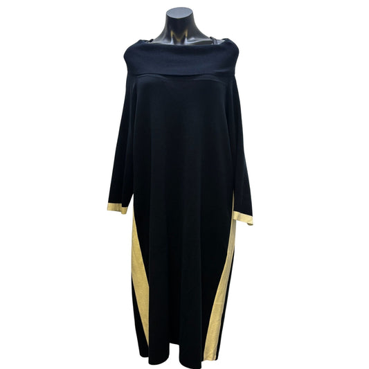 NWT Tommy Hilfiger Navy & Cream Wide Collar Dress XL