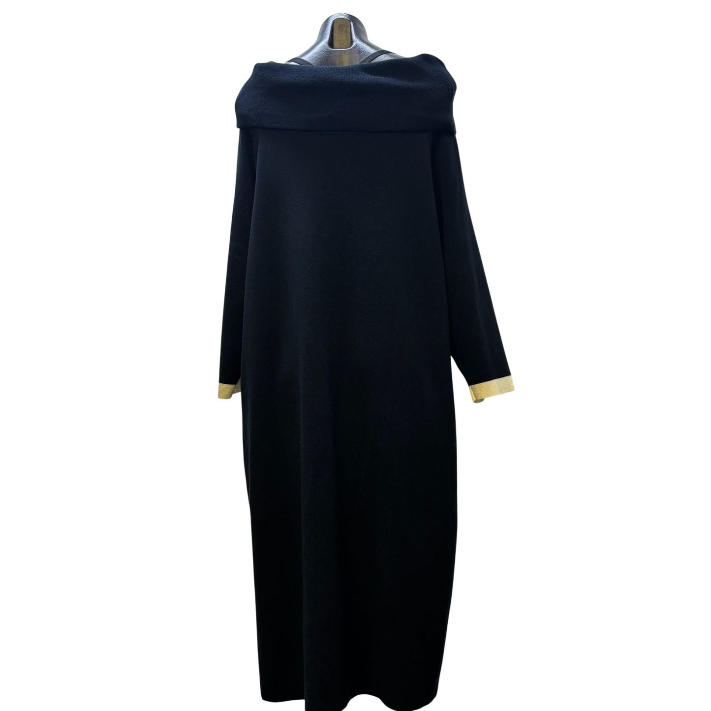 NWT Tommy Hilfiger Navy & Cream Wide Collar Dress XL