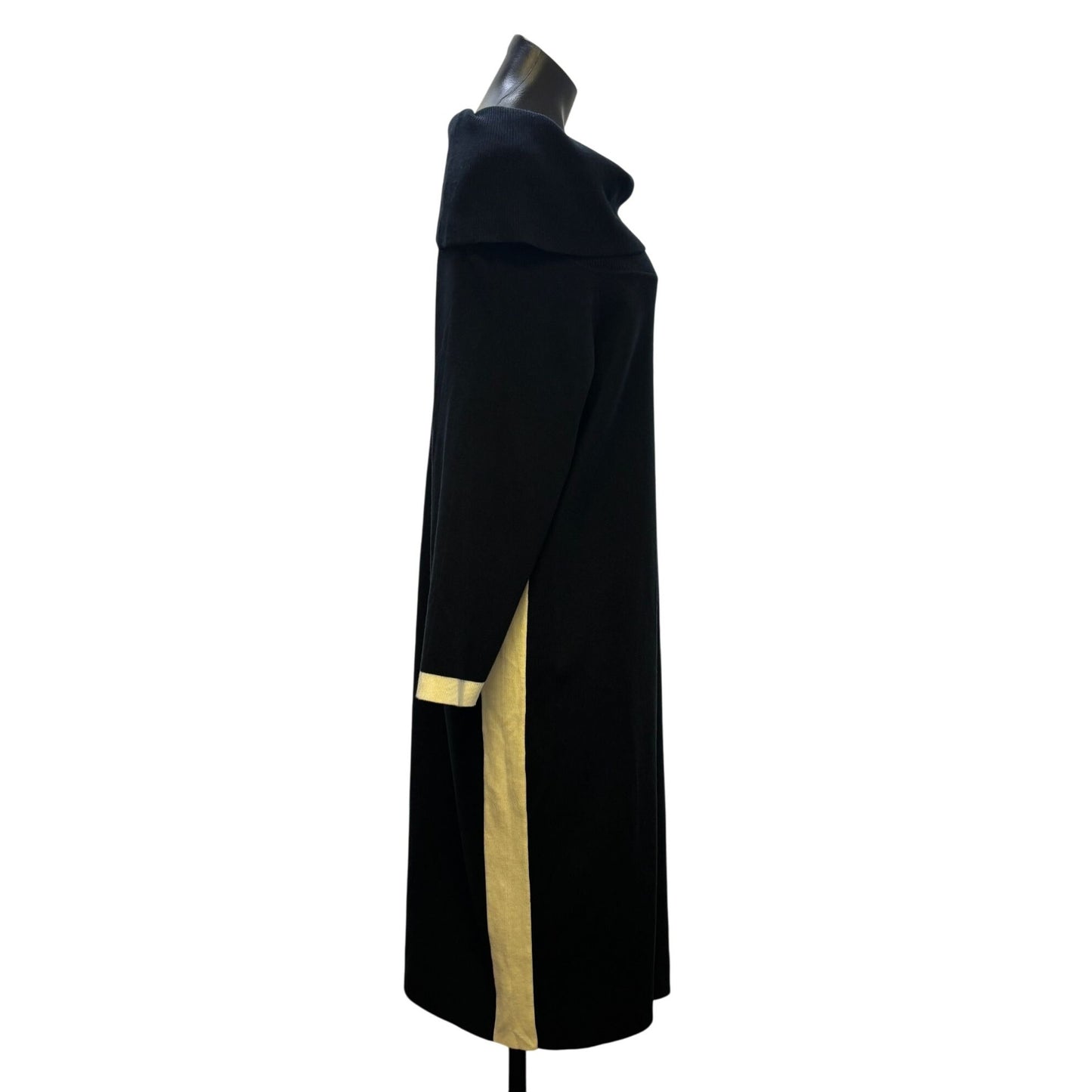 NWT Tommy Hilfiger Navy & Cream Wide Collar Dress XL