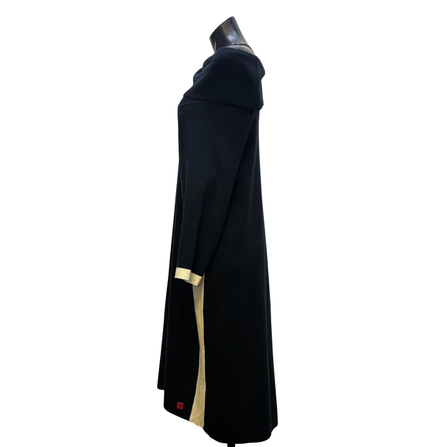 NWT Tommy Hilfiger Navy & Cream Wide Collar Dress XL