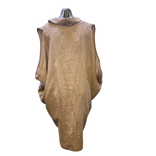 NWT Comfy U.S.A. Oversized Cowl Brown Blouse XL