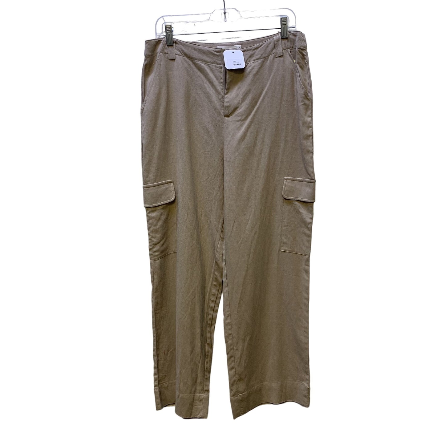 NWT Mod Ref The Linen Cargos - Beige Tan Cargo Pants Size M