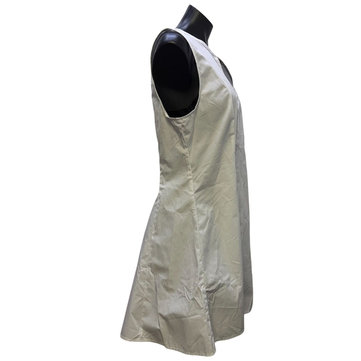 NWT Banana Republic White A-Line Dress Size 10