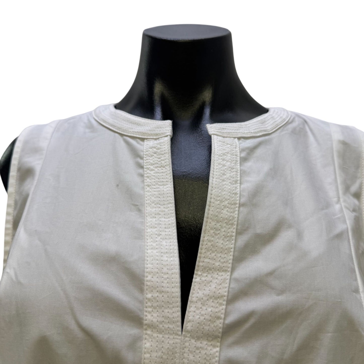 NWT Banana Republic White A-Line Dress Size 10
