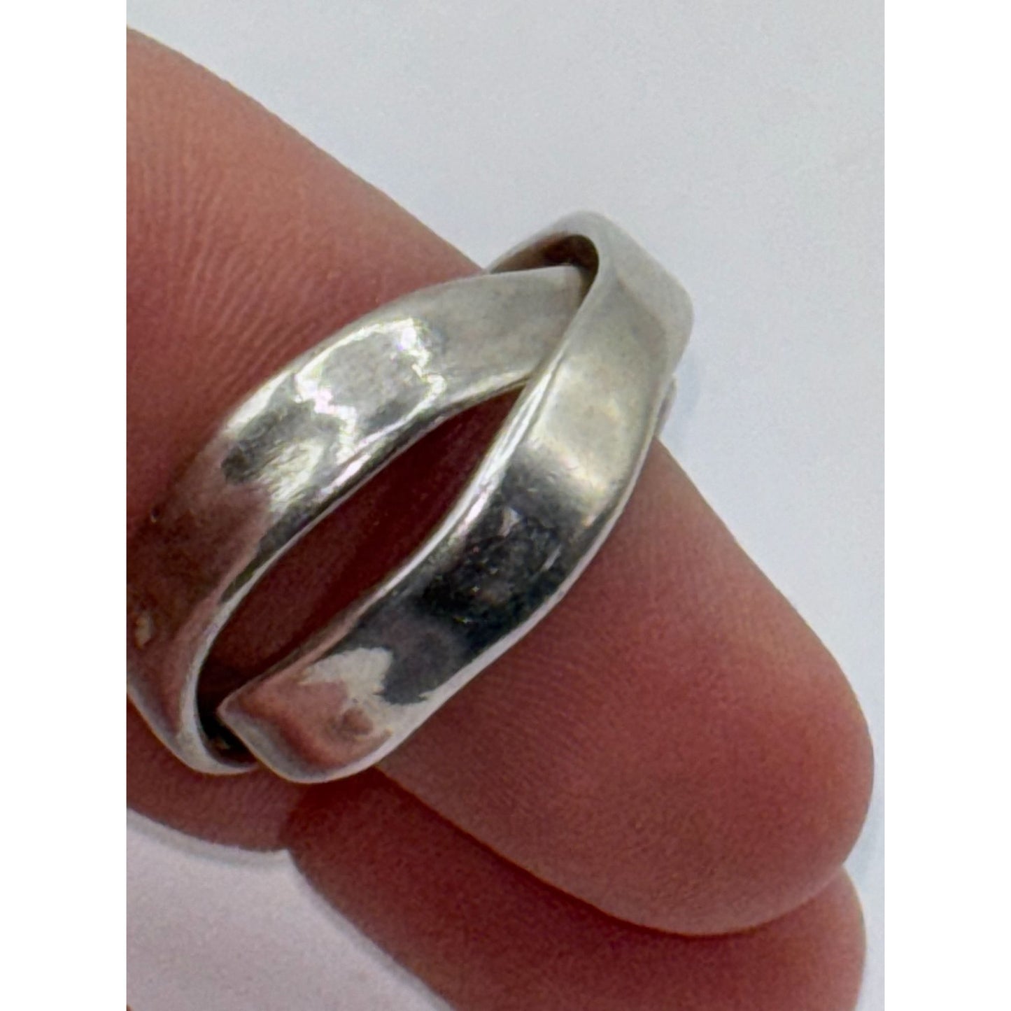 Sterling Silver 925 Double Linked Rings "Forever Together"