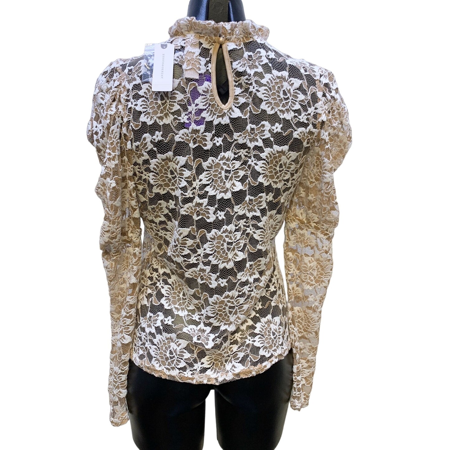 *NWT Dolan Anthropologie Ivory Lace Blouse Small