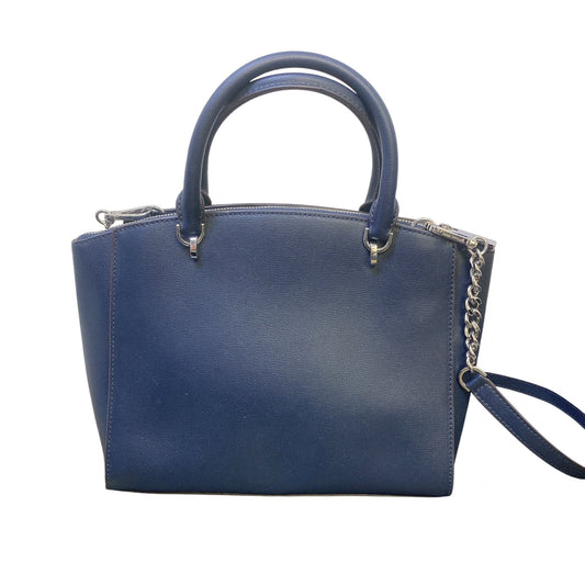 Michael Kors Navy Leather Shoulder Bag