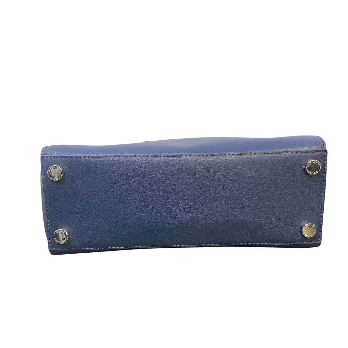 Michael Kors Navy Leather Shoulder Bag