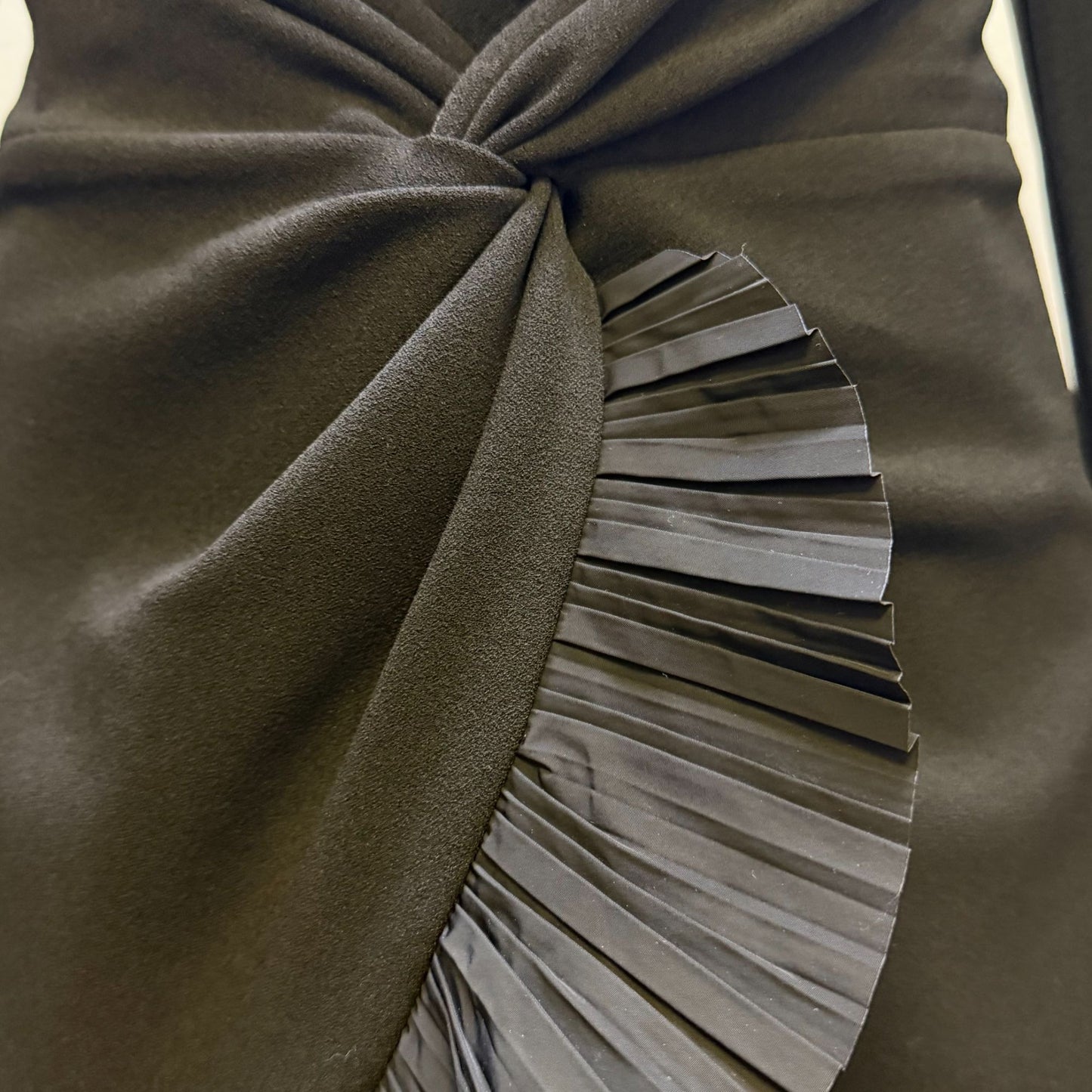 NWT One33 Social Black Low Back Long Sleeve Dress Size 4