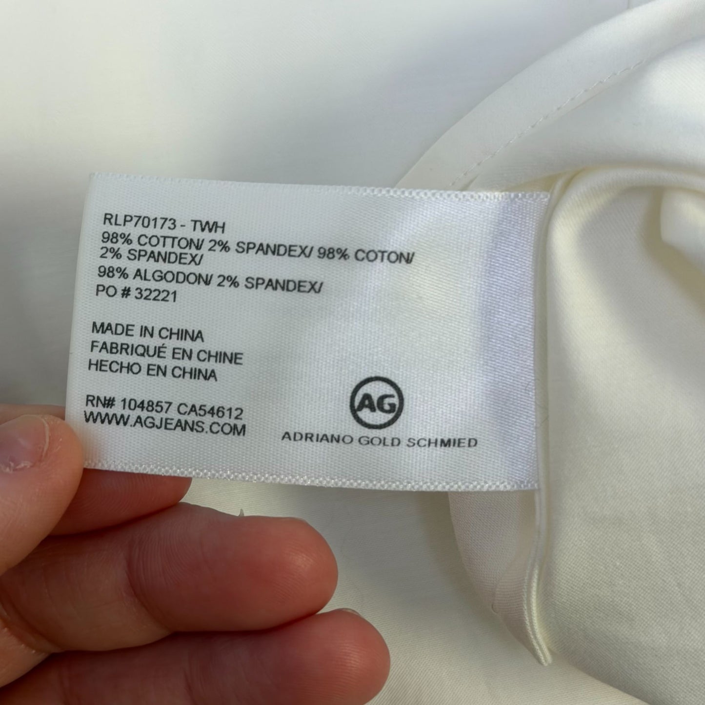 Adriano Goldschmied One-Shoulder Ruffle Blouse White Size M