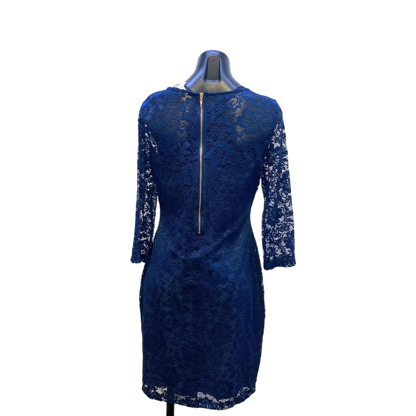 Boston Proper Navy Lace Dress 12 Women's Elegant Party Dress