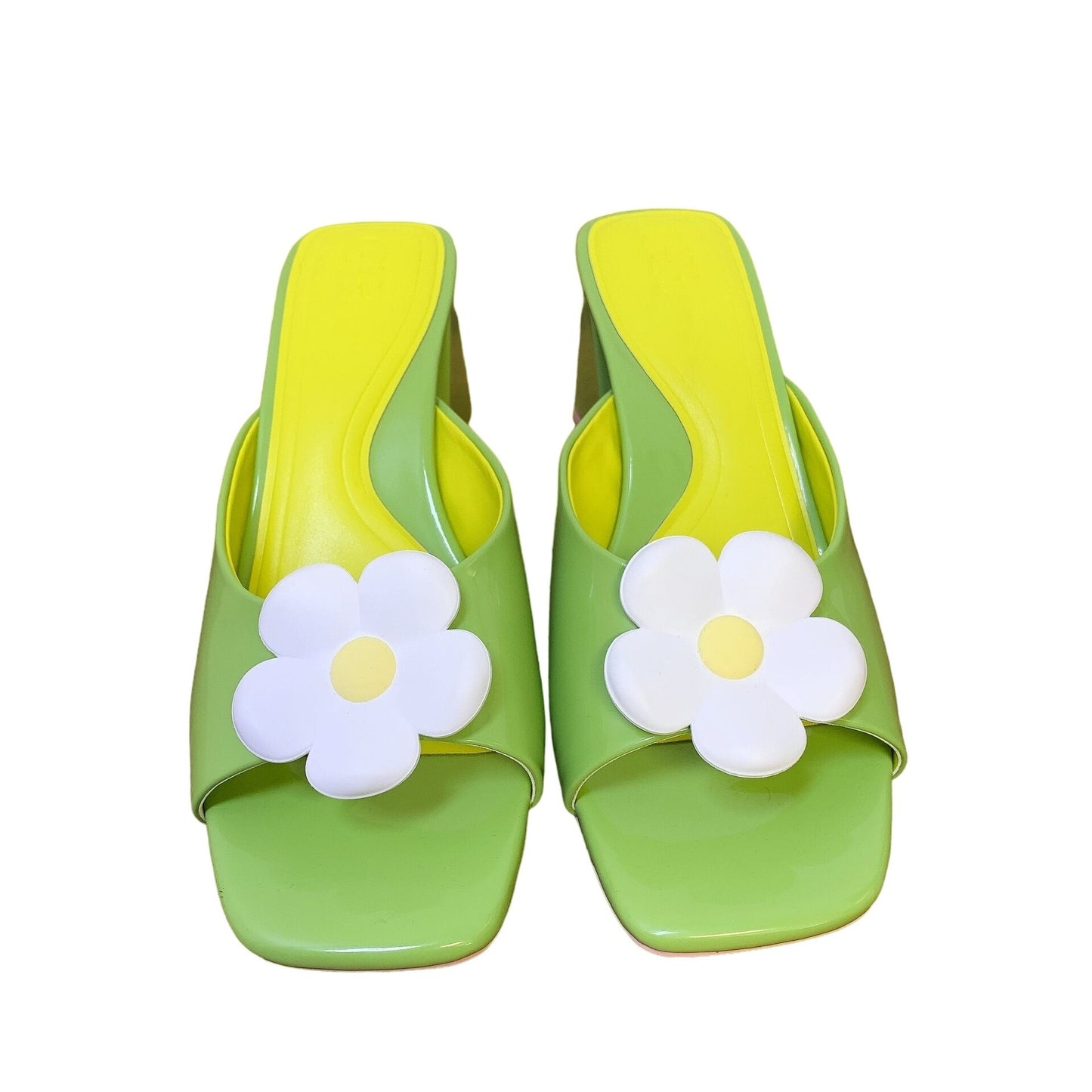 *Gianni Bini Lime Platform Sandals Size 9