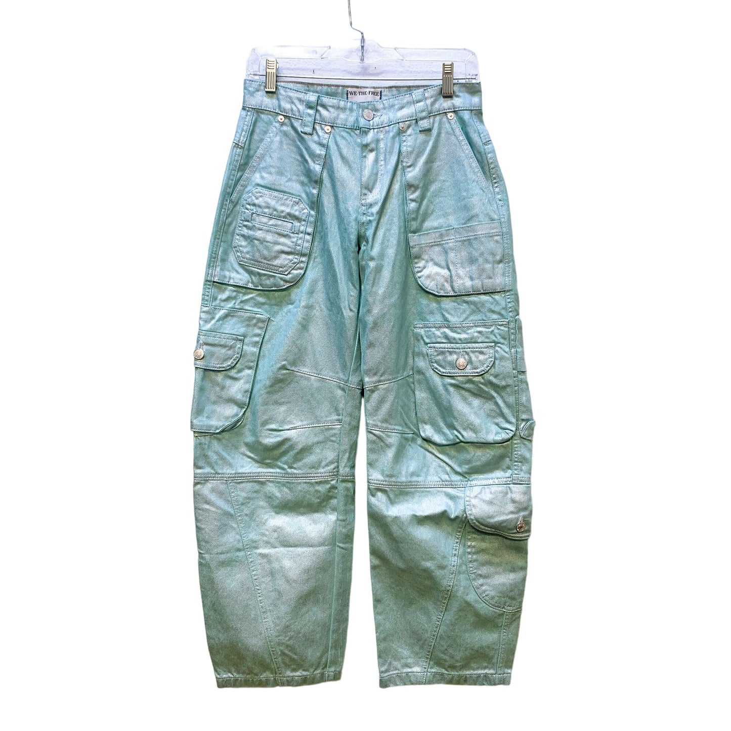 We The Free Light Teal Cargo Pants - Size 2/24