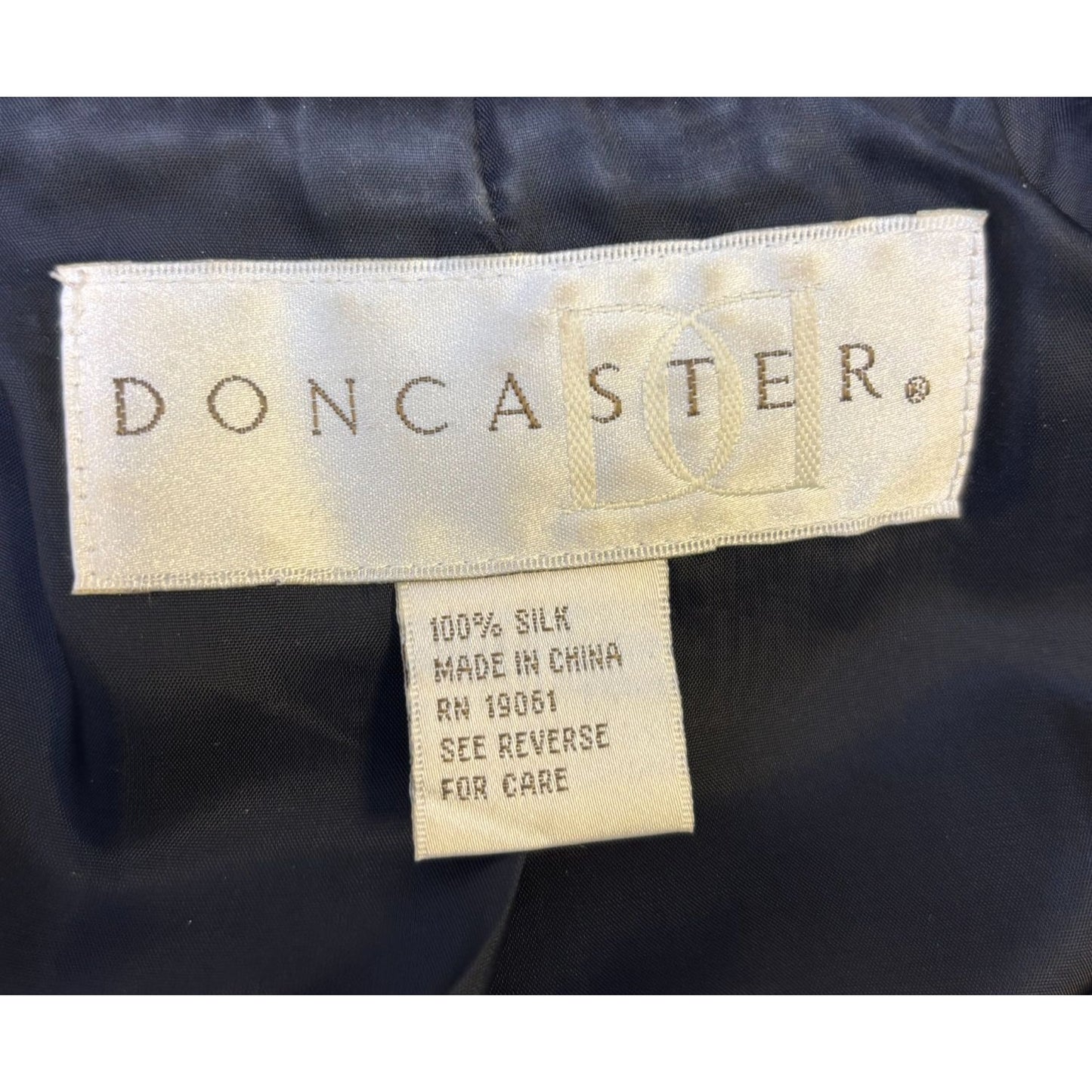Doncaster Silk Tweed Jacket Brown & Red Size 12